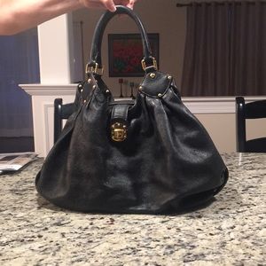 Black Louis Vuitton perforated tote bag